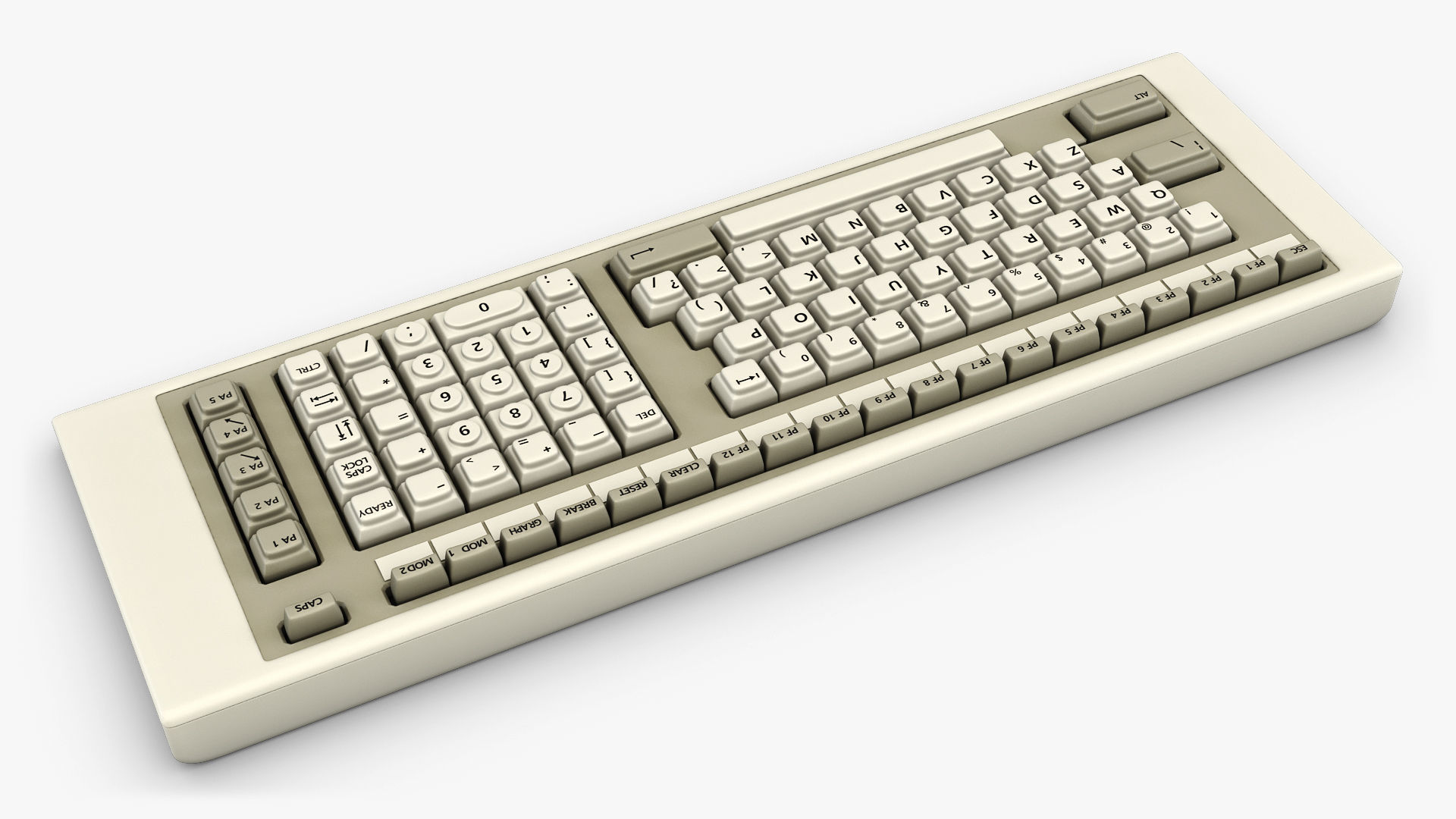 Keyboard v 1 3D model_4