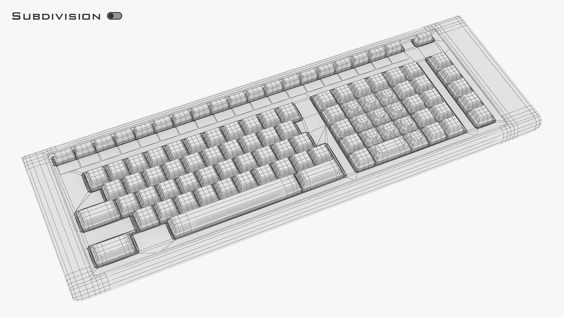 Keyboard v 1 3D model_17