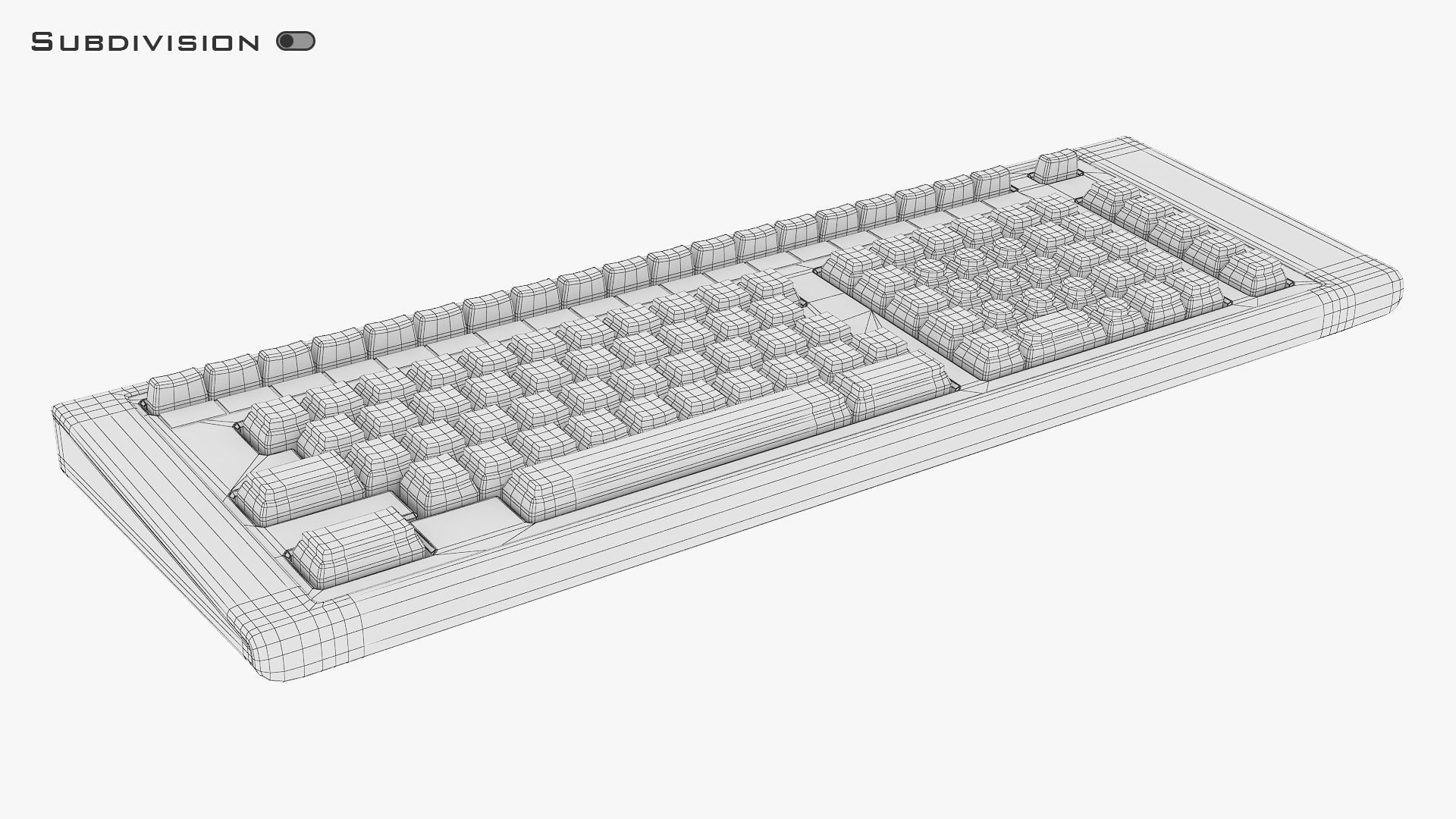 Keyboard v 1 3D model_21
