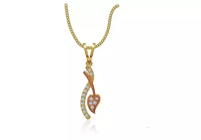 Women Unique Pendant STL JCD Details 3D print model