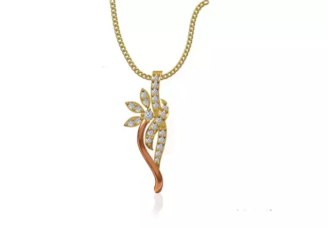 Women Unique Pendant STL JCD Details