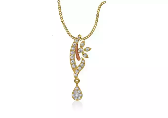 Women Unique Pendant STL JCD Details