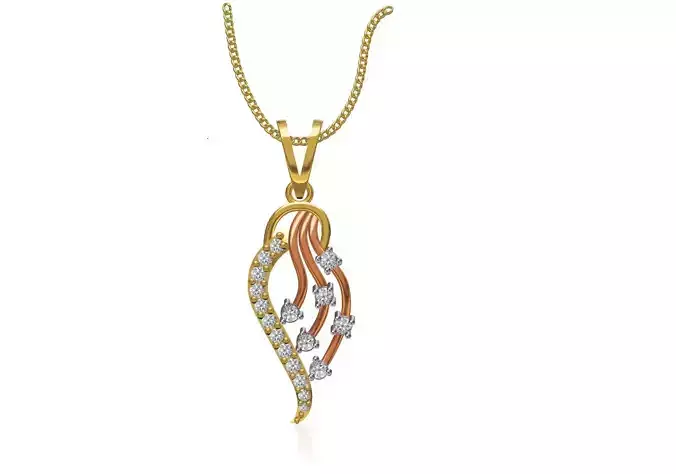 Women Unique Pendant STL JCD Details
