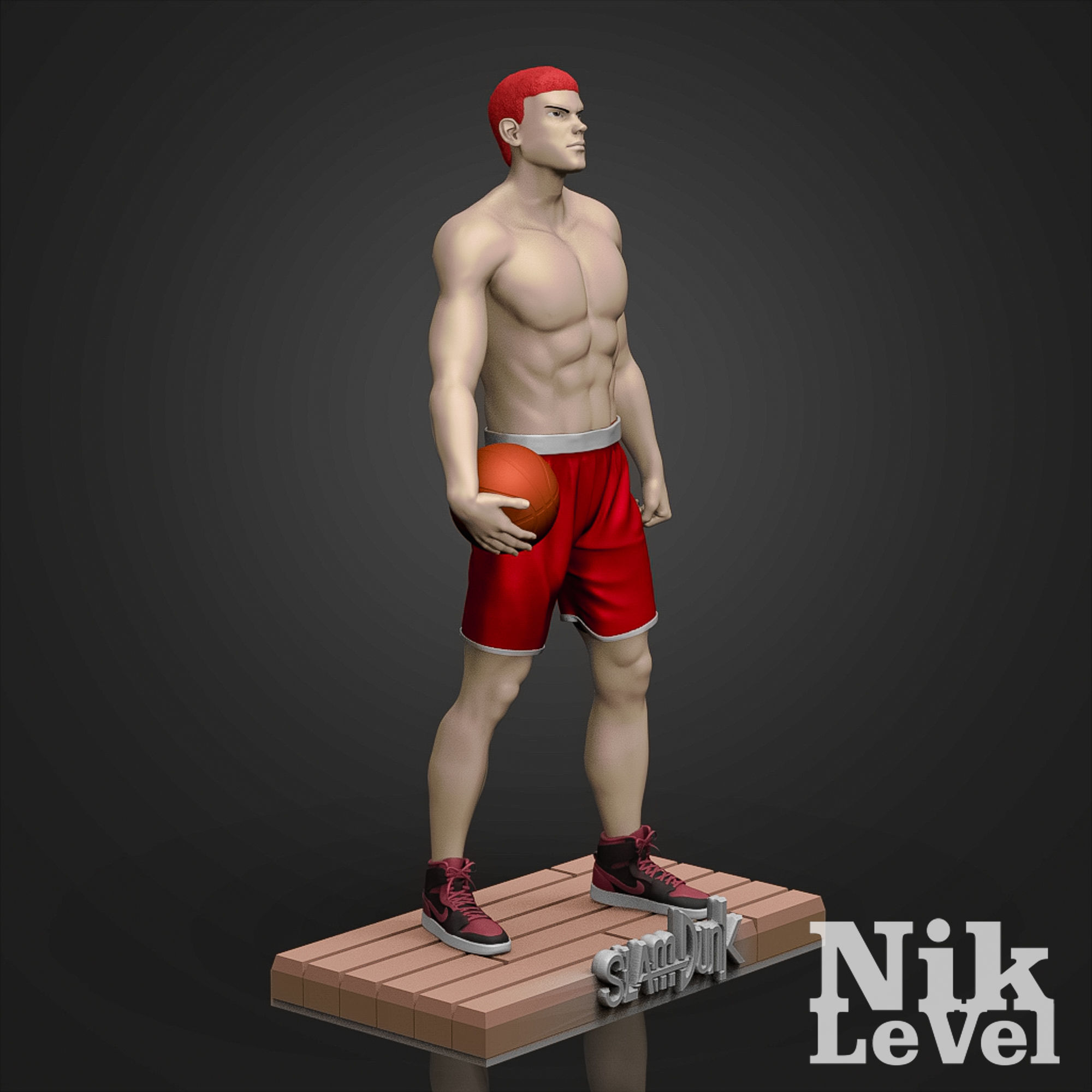 Sakuragi Hanamichi Slamdunk 3D Printable 2 3D print model_5