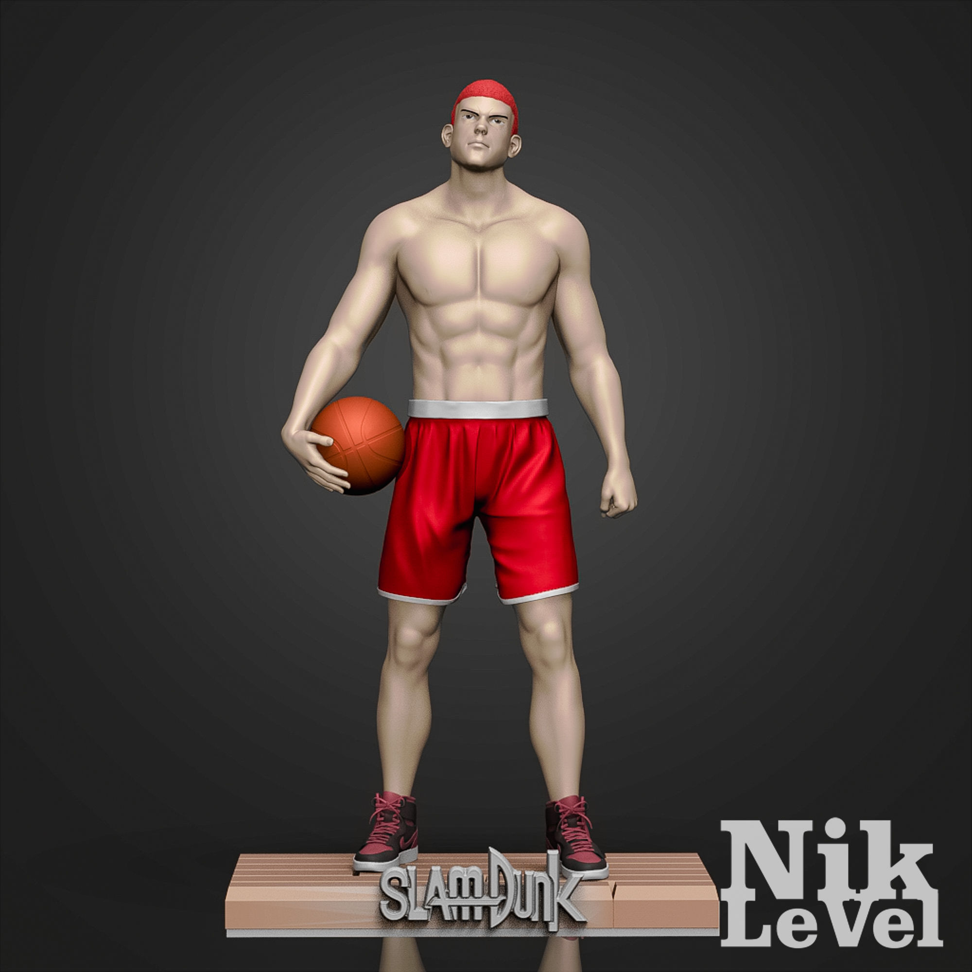 Sakuragi Hanamichi Slamdunk 3D Printable 2 3D print model_2