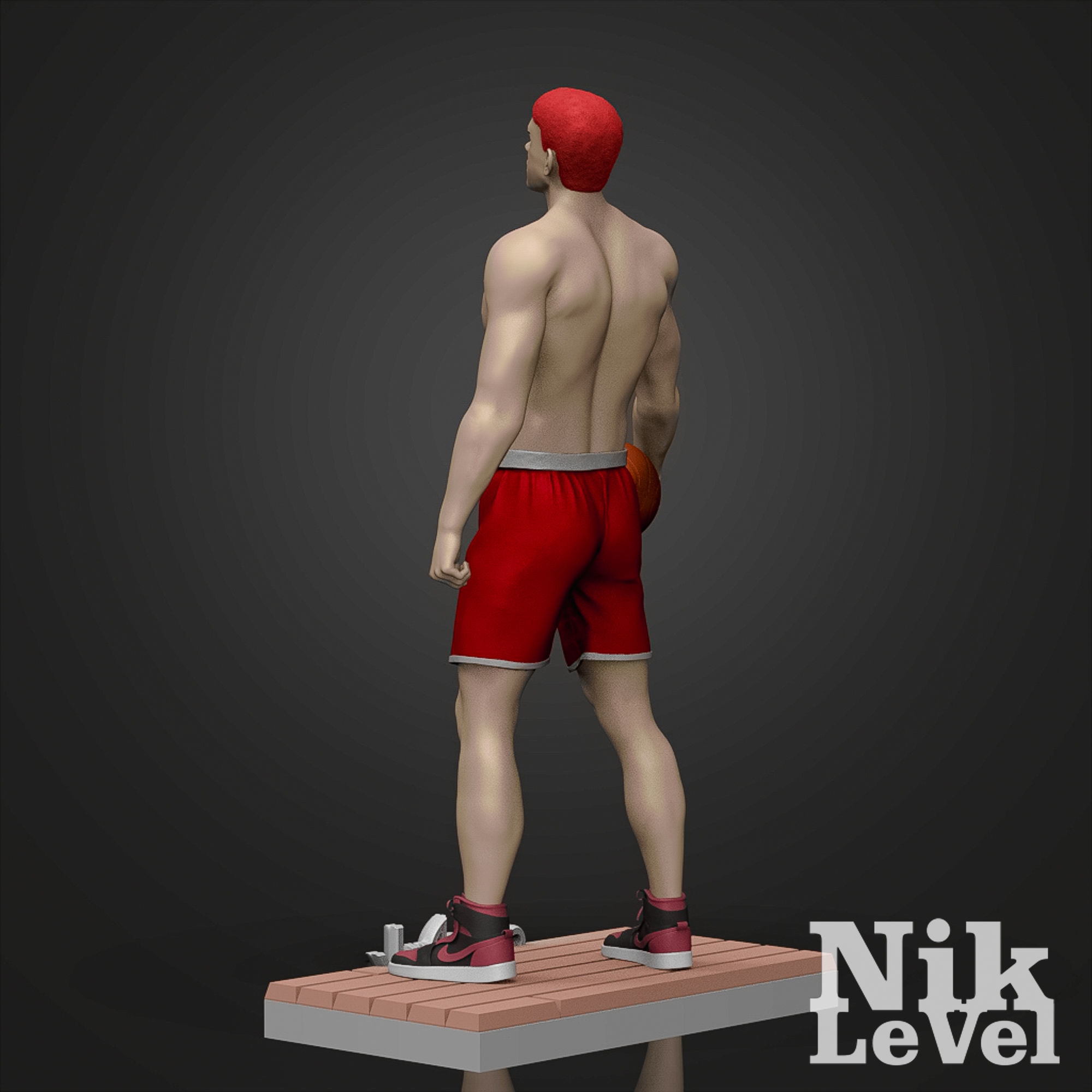 Sakuragi Hanamichi Slamdunk 3D Printable 2 3D print model_6