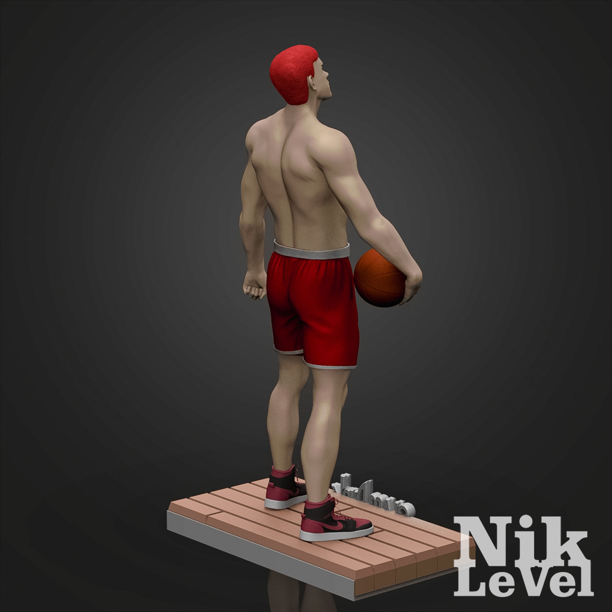 Sakuragi Hanamichi Slamdunk 3D Printable 2 3D print model_7