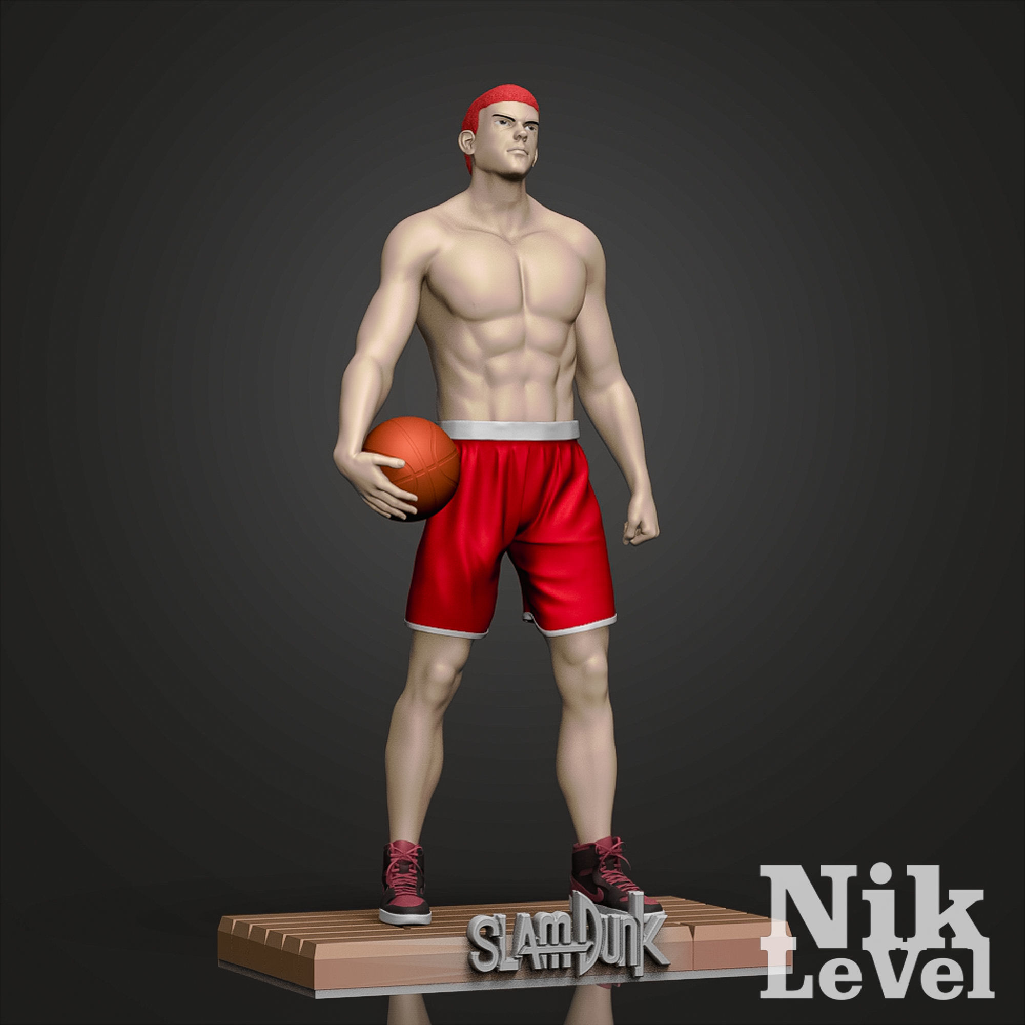 Sakuragi Hanamichi Slamdunk 3D Printable 2 3D print model_4
