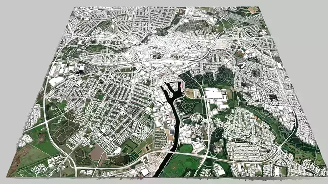 Cityscape Odense Denmark