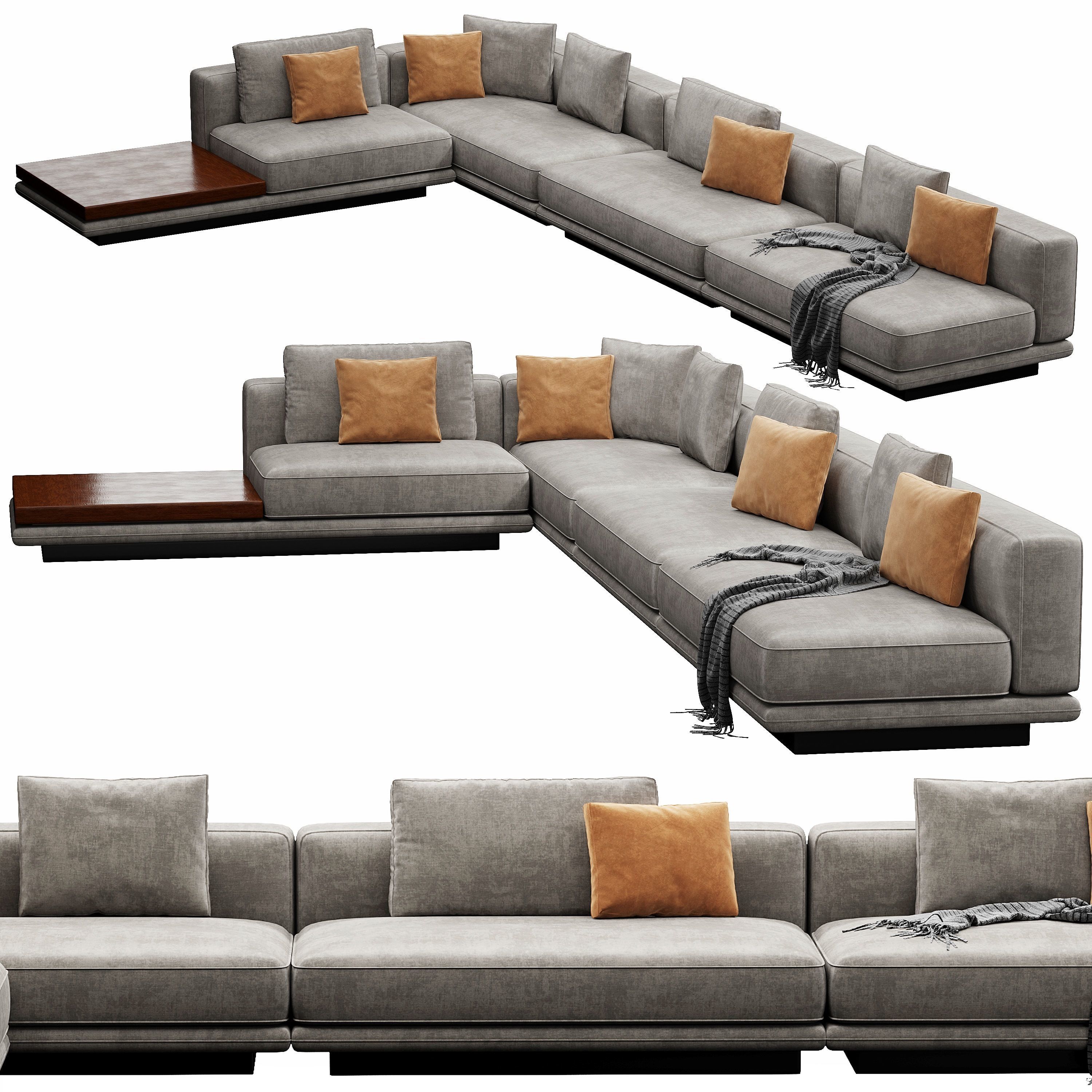 Horizonte Sofa Set 3D model_12
