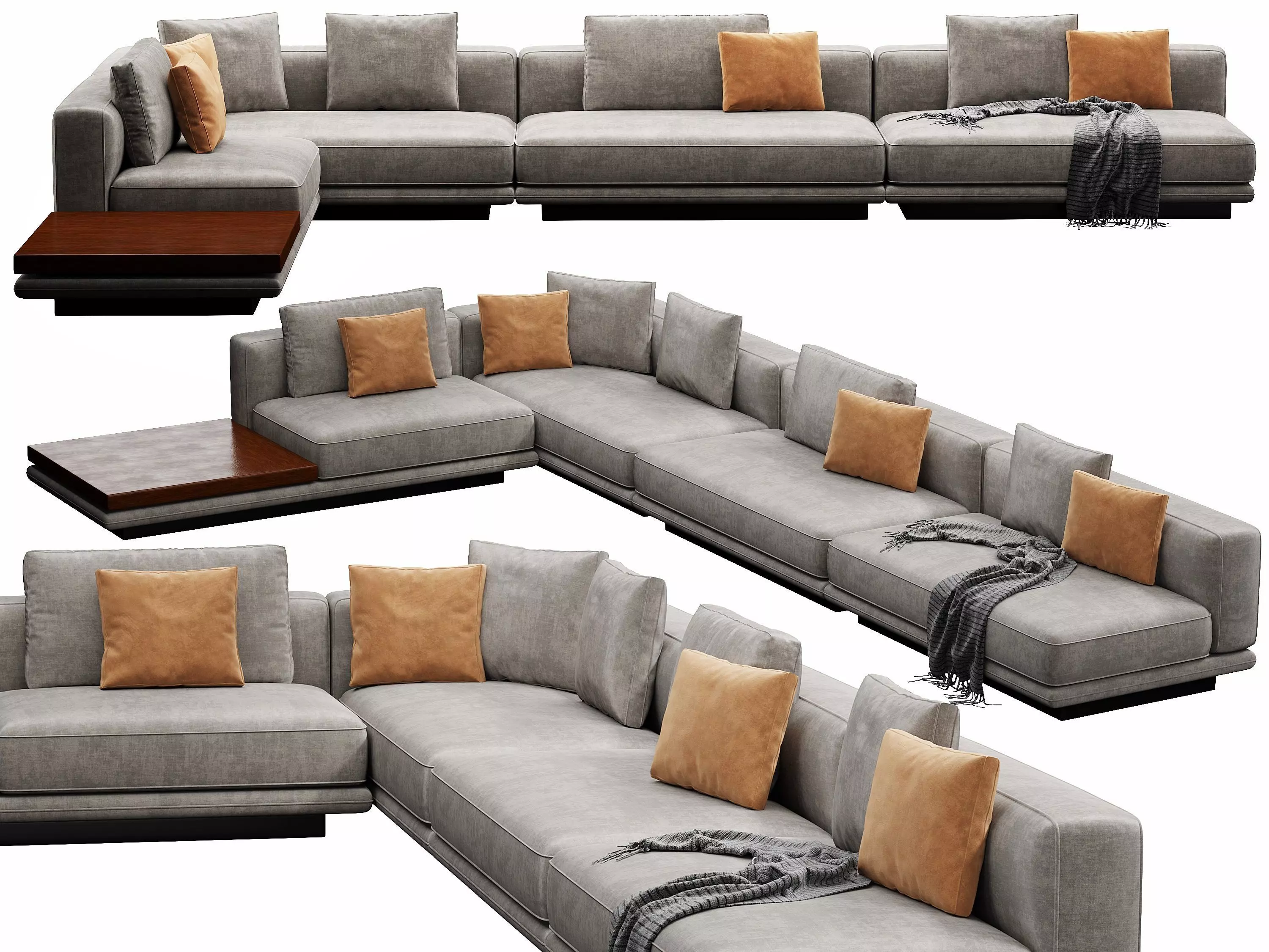 Horizonte Sofa Set 3D model_0