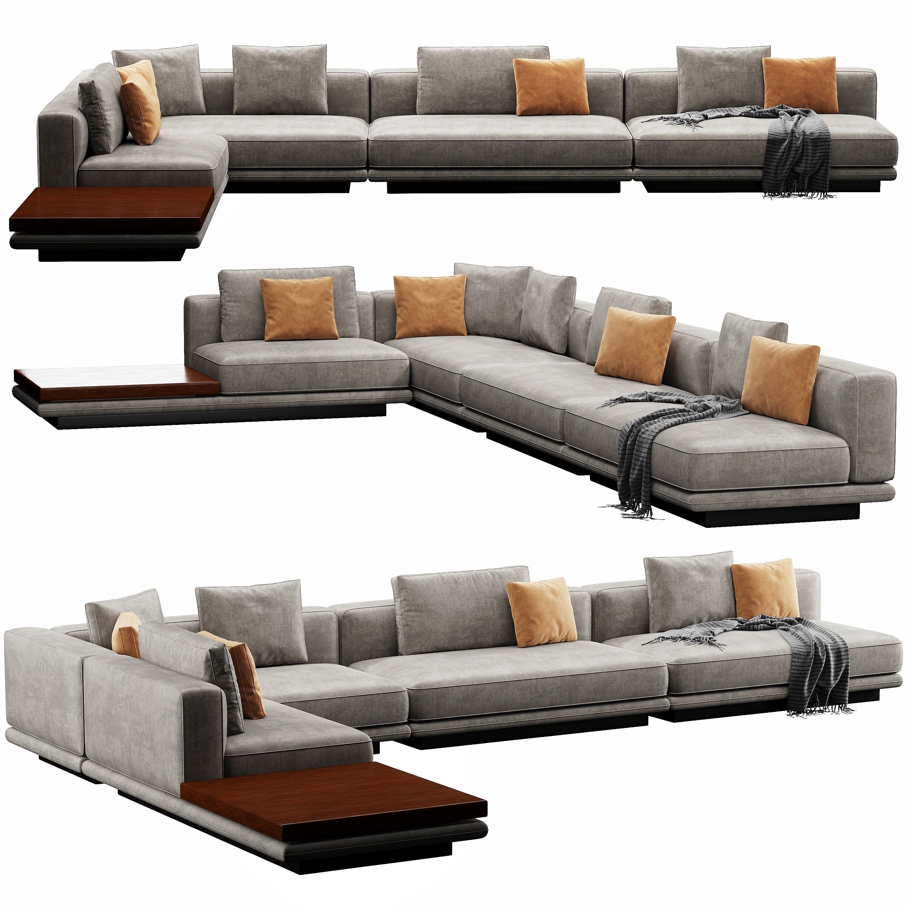 Horizonte Sofa Set 3D model_3