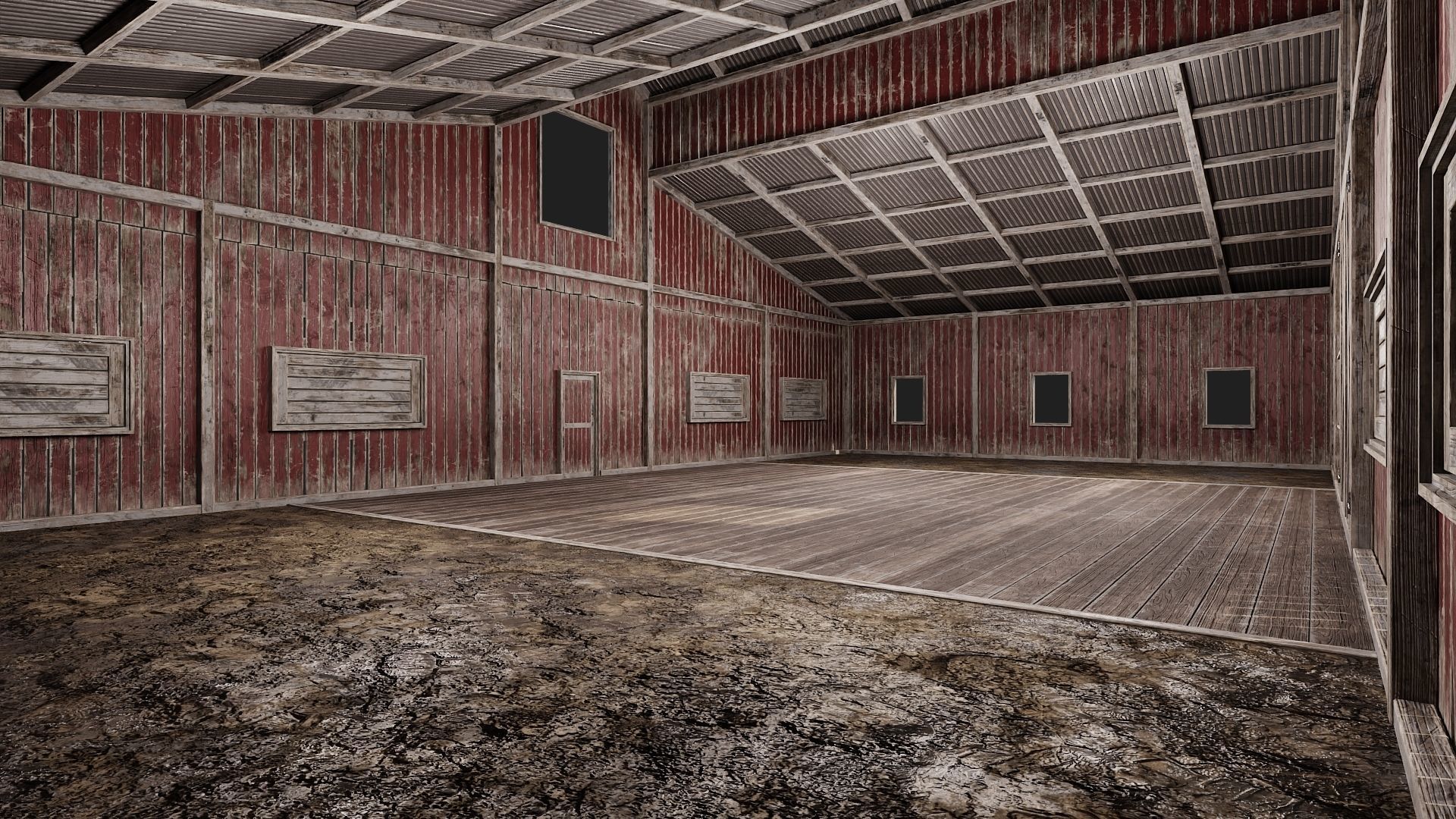 1 - 100 FARM BUILDINGS MEGA PACK 4K PBR Textures 3D Model Collection_39