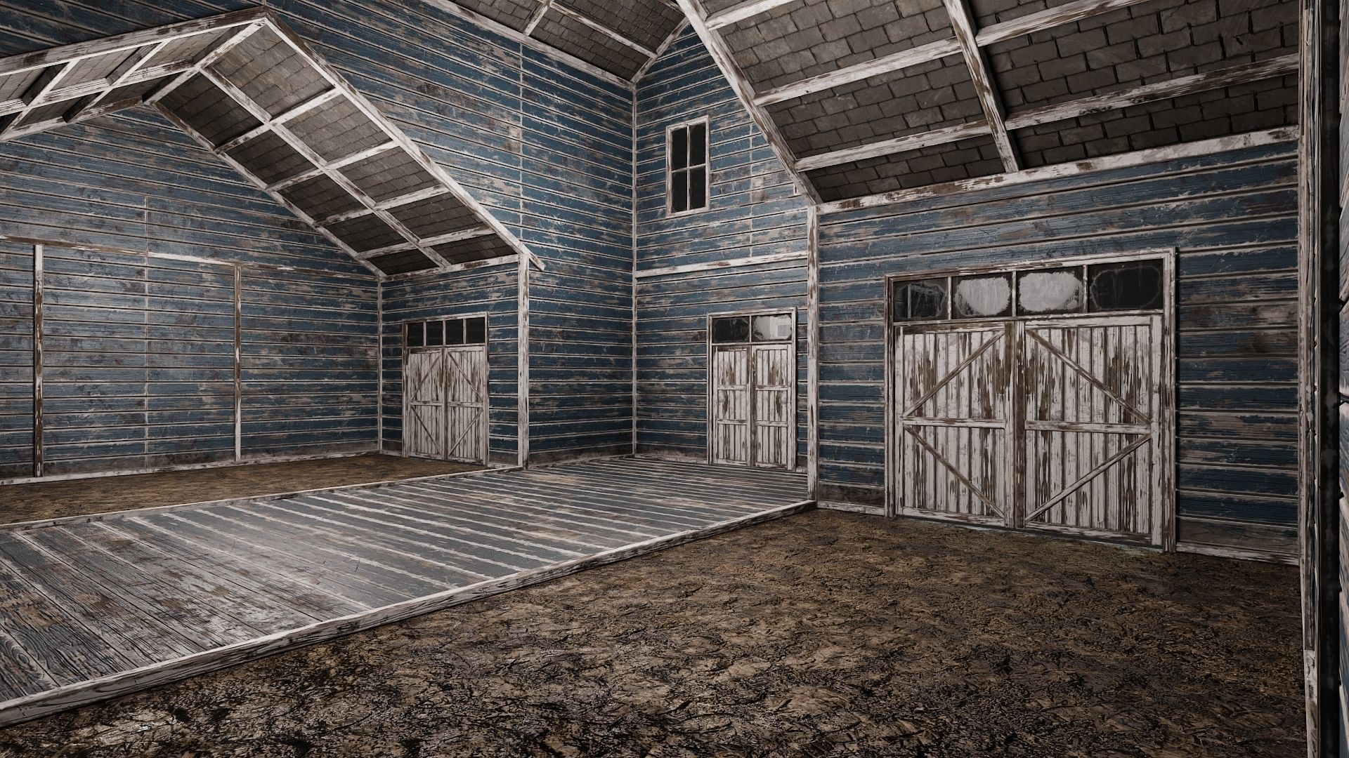 1 - 100 FARM BUILDINGS MEGA PACK 4K PBR Textures 3D Model Collection_43