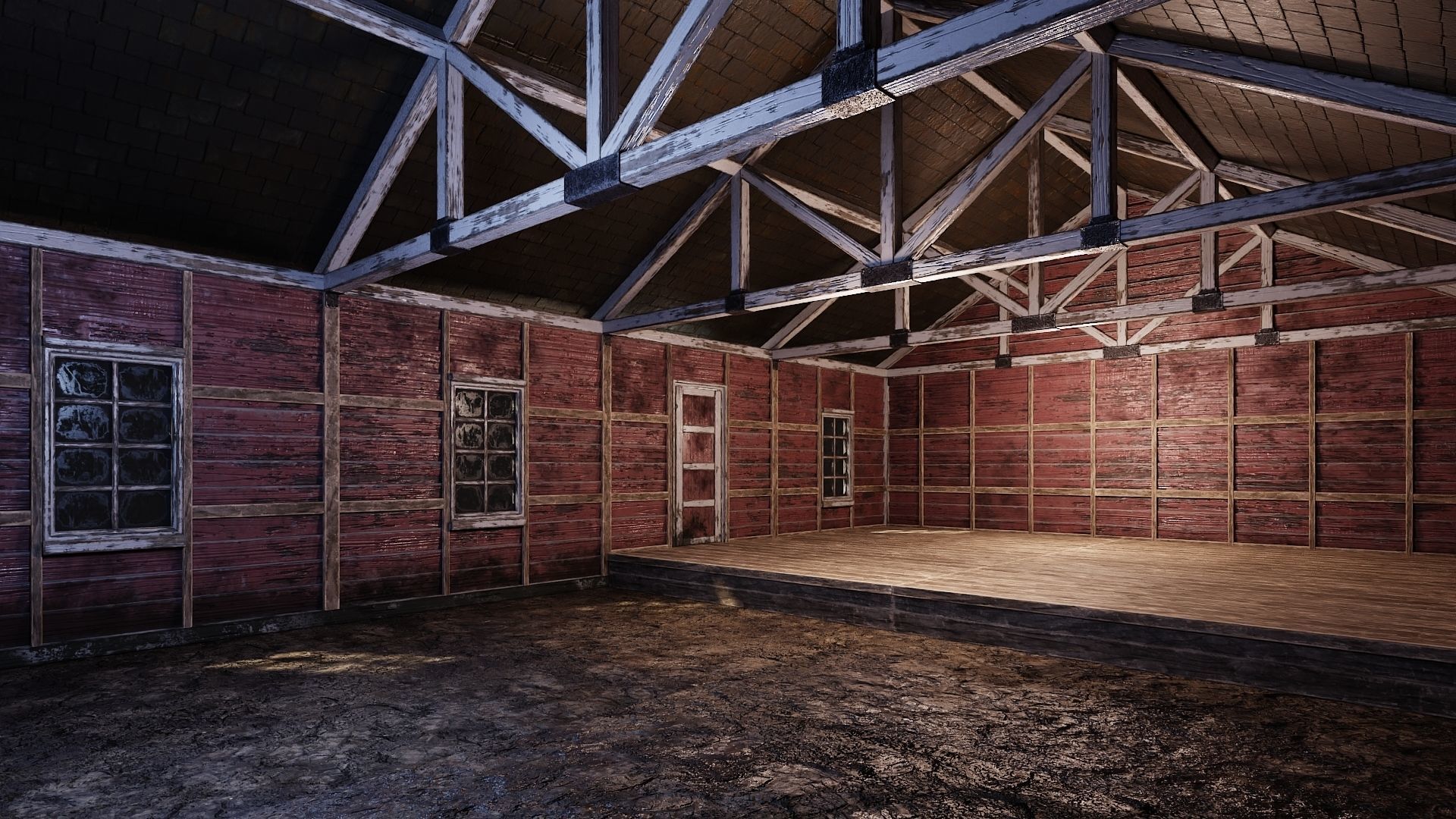 1 - 100 FARM BUILDINGS MEGA PACK 4K PBR Textures 3D Model Collection_47