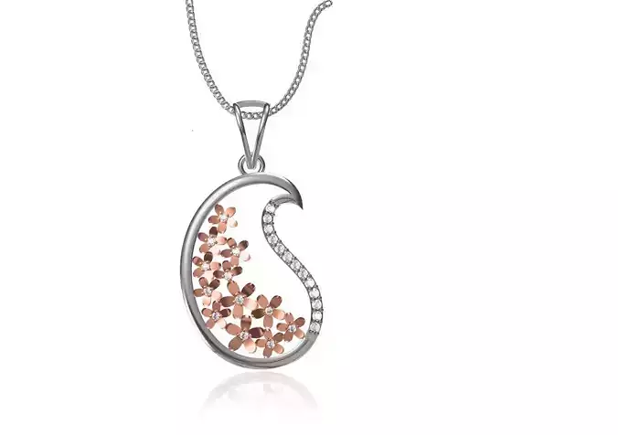 Women Unique Pendant STL JCD Details