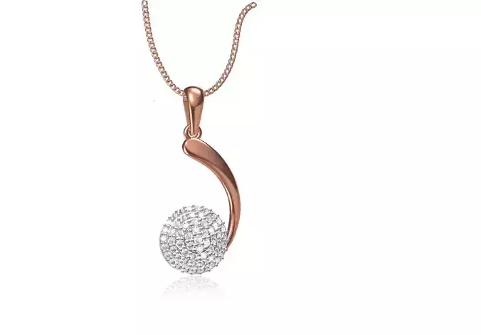 Women Unique Pendant STL JCD Details