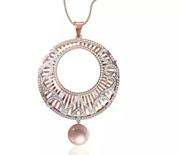 Women Unique Pendant STL JCD Details