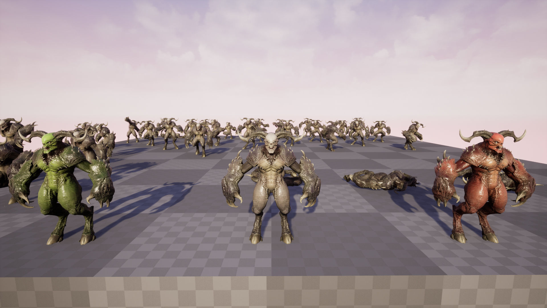 High Demon 2 Low-poly 3D model_20