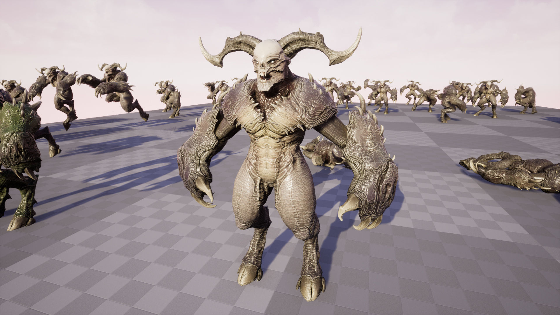 High Demon 2 Low-poly 3D model_23