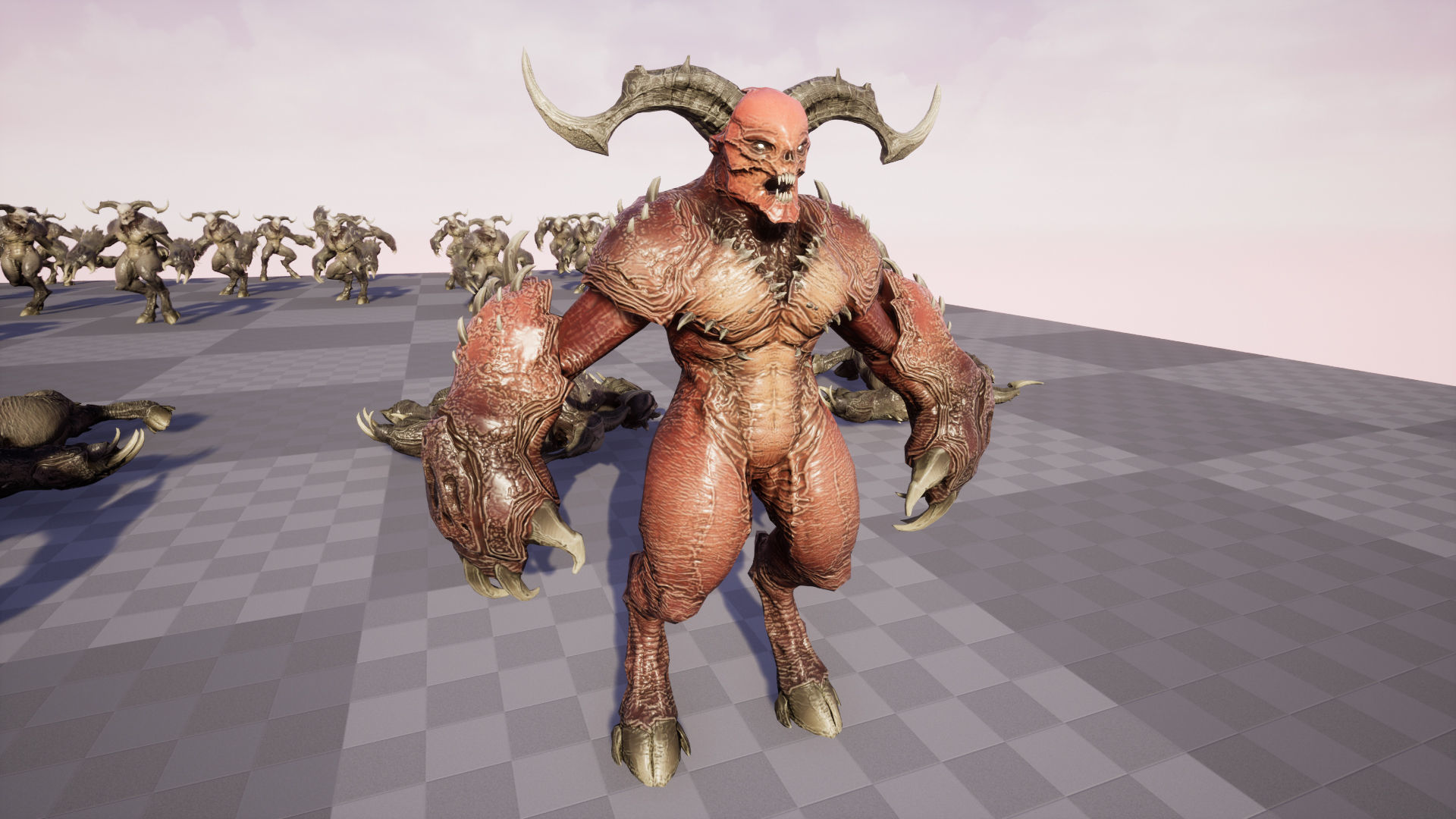 High Demon 2 Low-poly 3D model_24