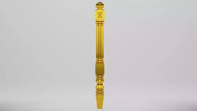 Classic leg 3d model 