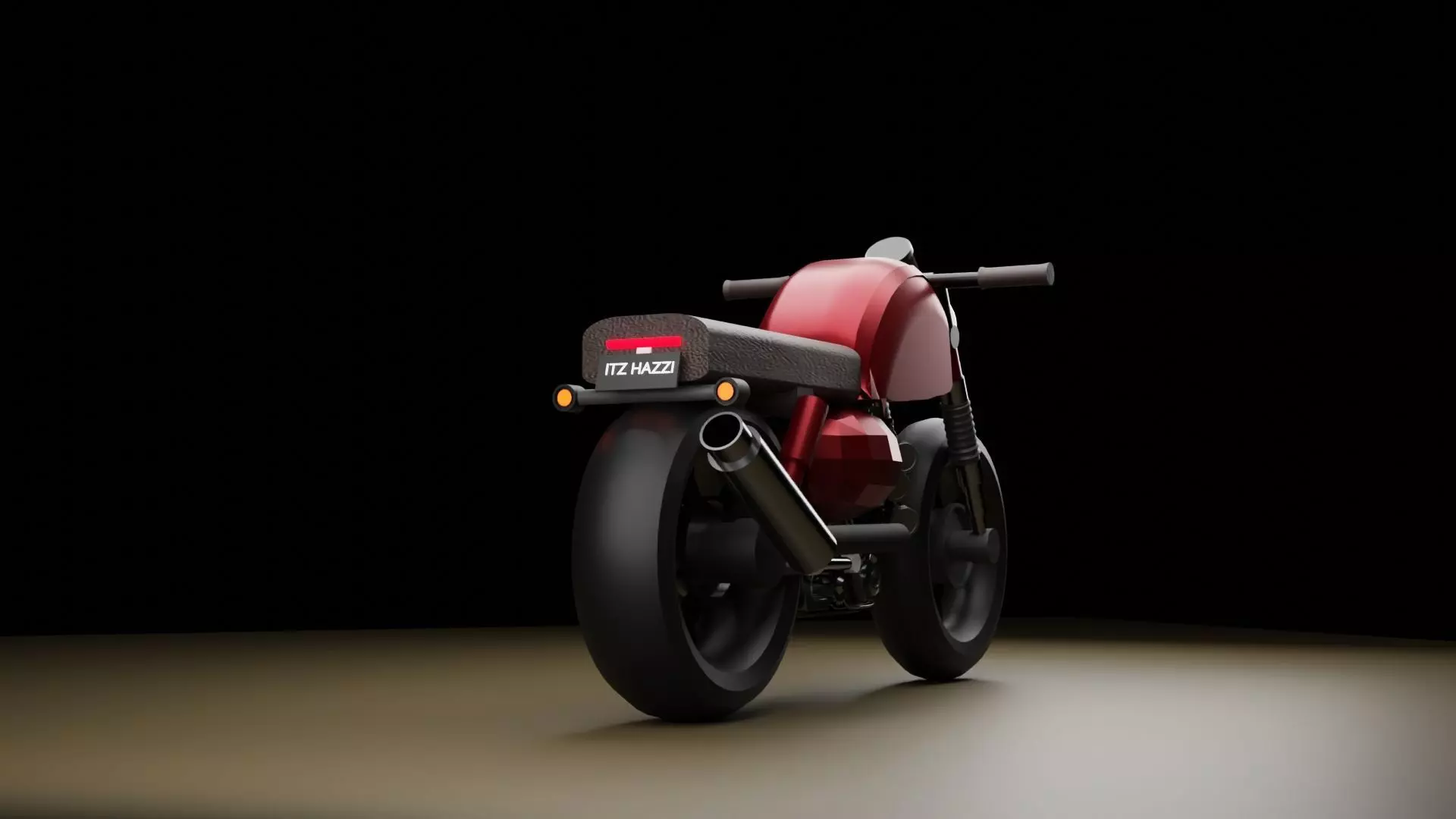 Cafe Racer v08 high quality 3d model Free 3D model