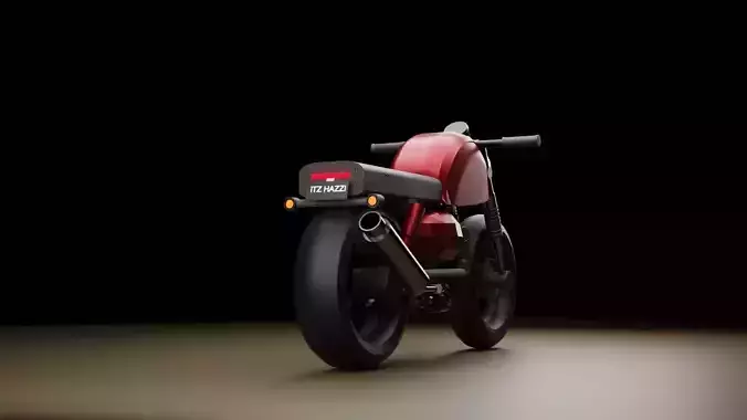 Cafe Racer  v08 high quality  3d model 