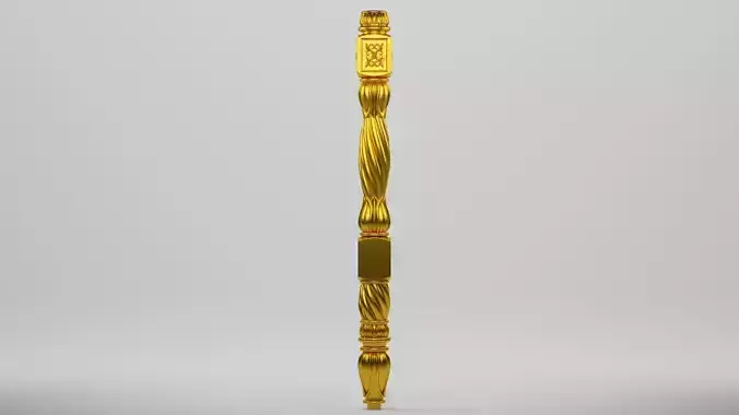 Victorian leg 3d model 