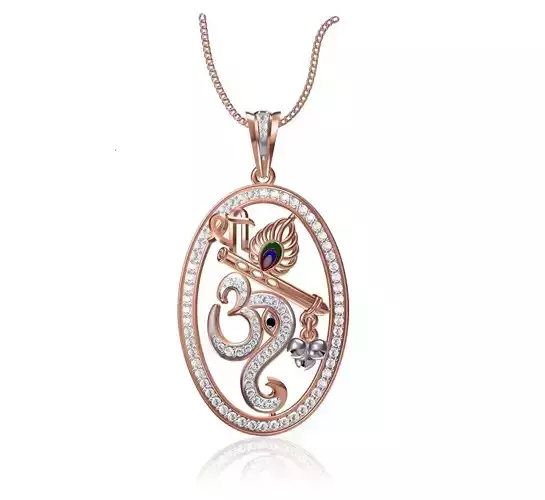 Women Unique Pendant STL JCD Details