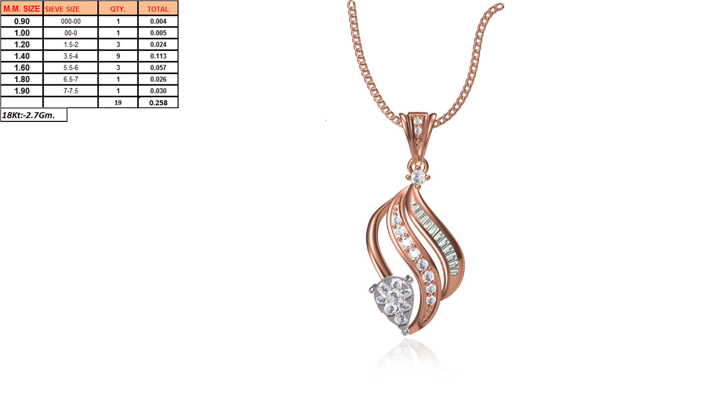 Women Unique Pendant STL JCD Details 3D print model_1