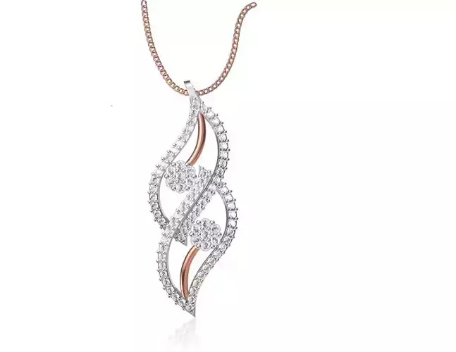 Women Unique Pendant STL JCD Details