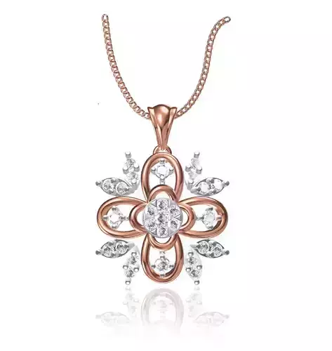 Women Unique Pendant STL JCD Details