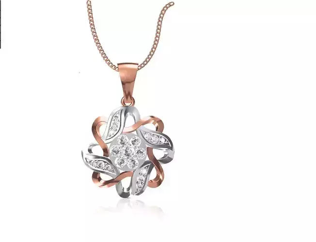 Women Unique Pendant STL JCD Details