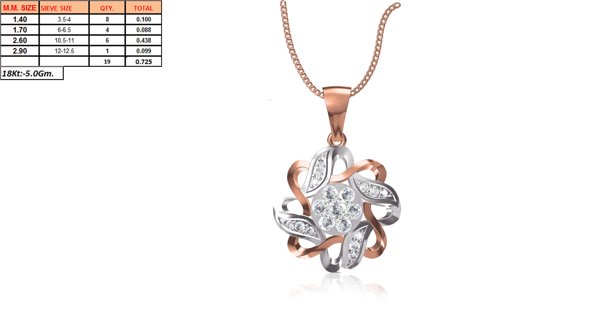 Women Unique Pendant STL JCD Details 3D print model_1