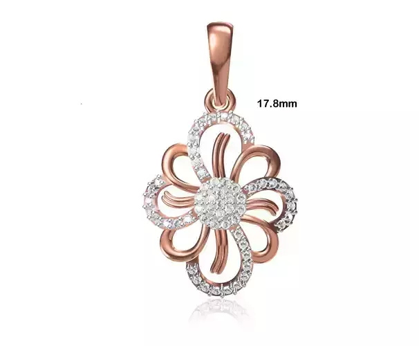 Women Unique Pendant STL JCD Details