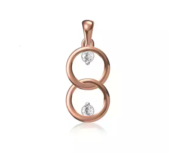 Women Unique Pendant STL JCD Details