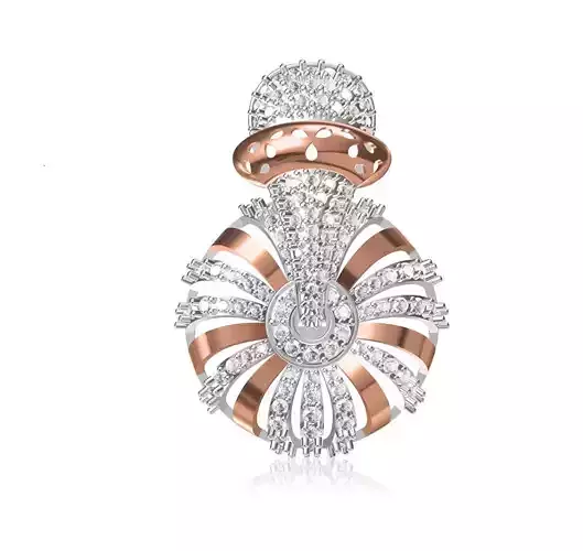 Women Unique Pendant STL JCD Details