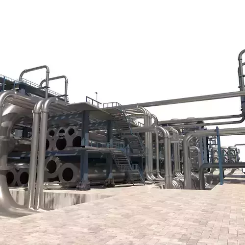 Refinery 3D model