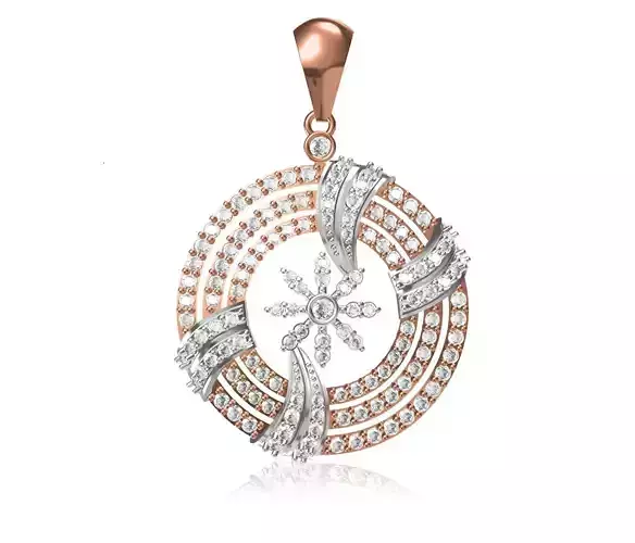 Women Unique Pendant STL JCD Details