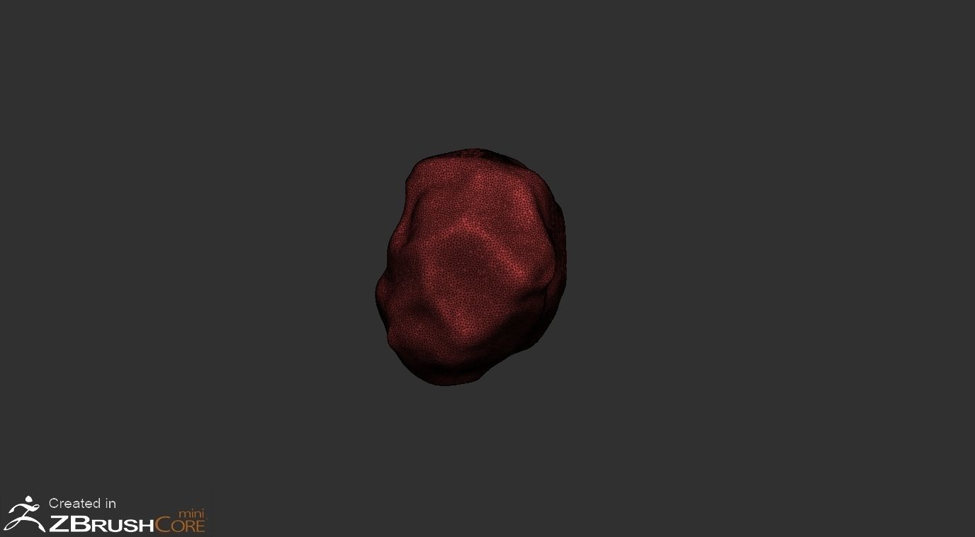 Stone Low-poly 3D model_4