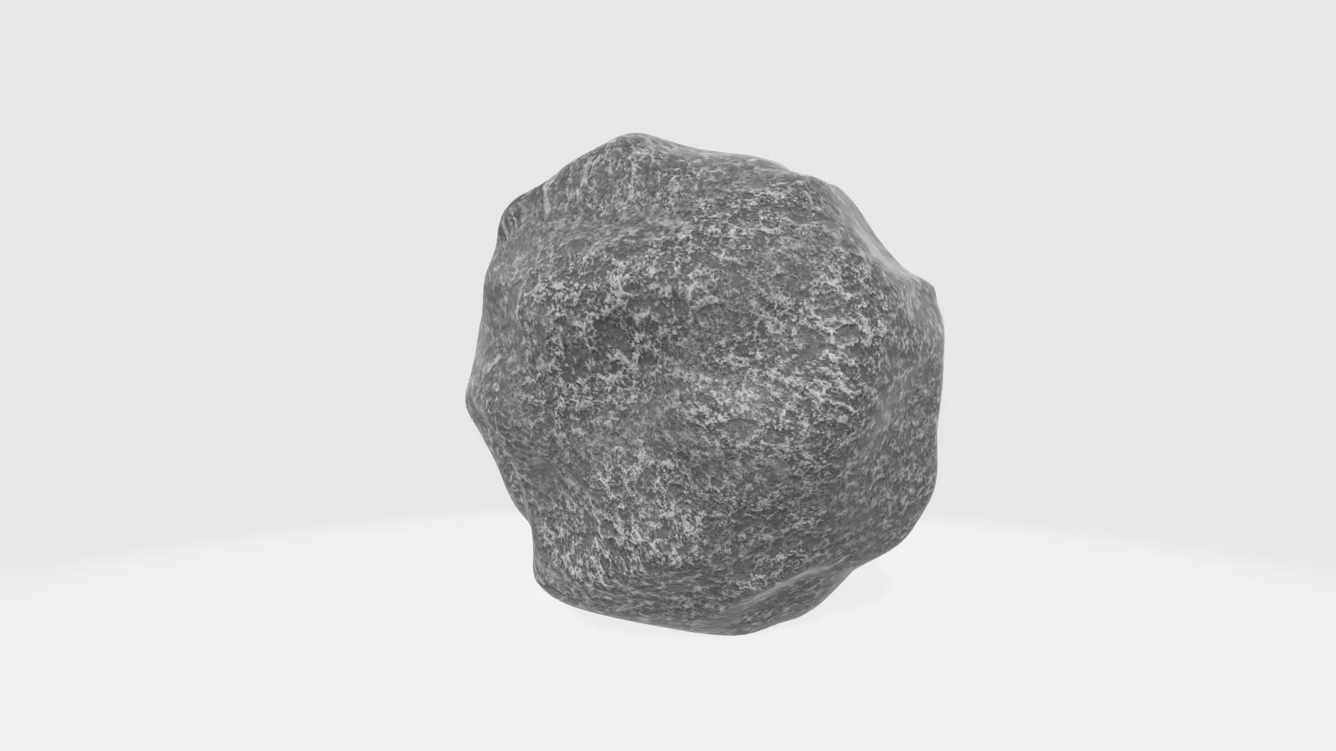 Stone Low-poly 3D model_0