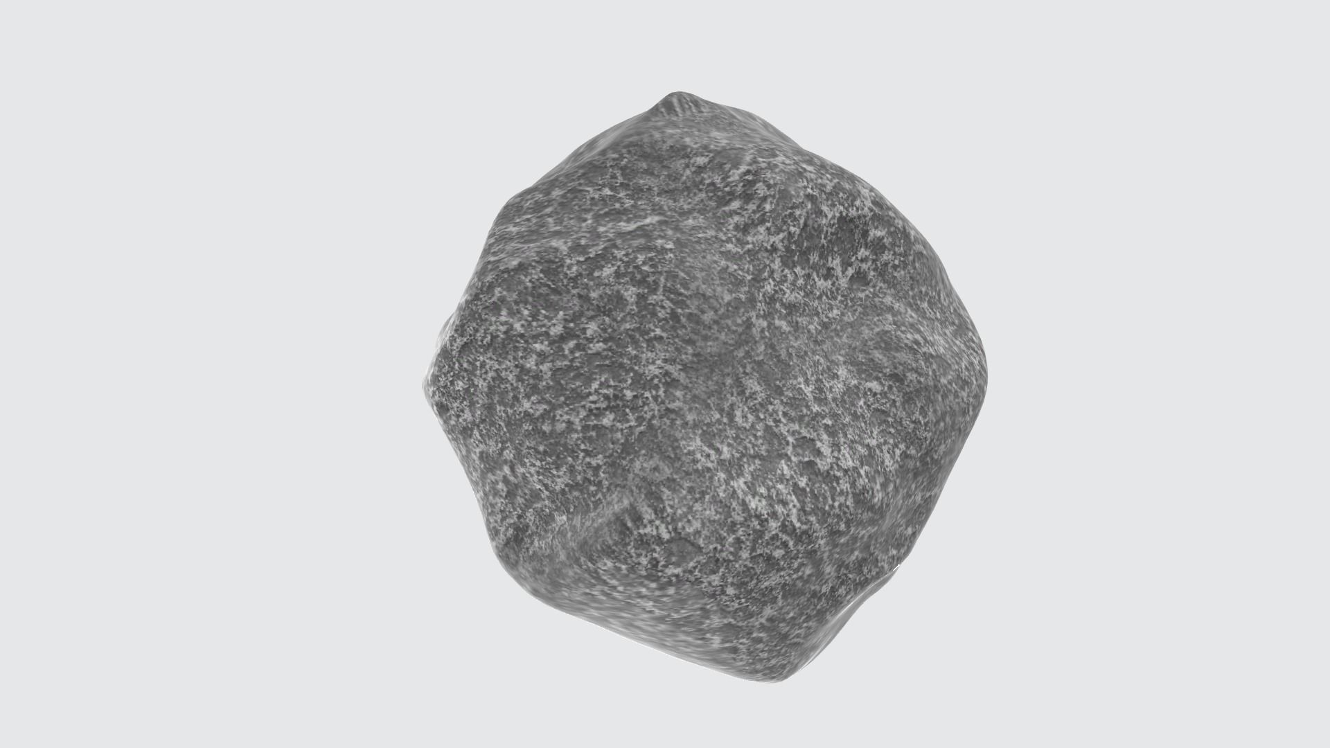 Stone Low-poly 3D model_2