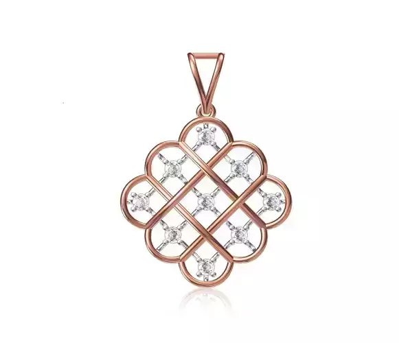 Women Unique Pendant STL JCD Details
