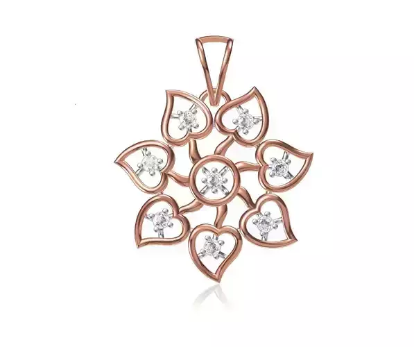 Women Unique Pendant STL JCD Details