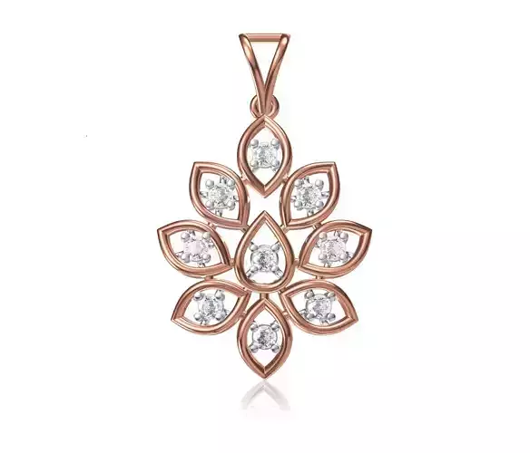 Women Unique Pendant STL JCD Details