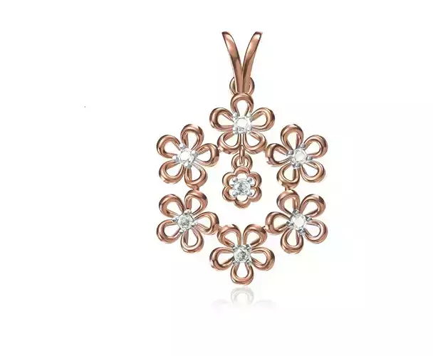 Women Unique Pendant STL JCD Details