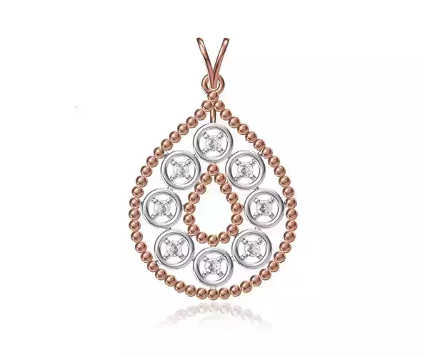Women Unique Pendant STL JCD Details