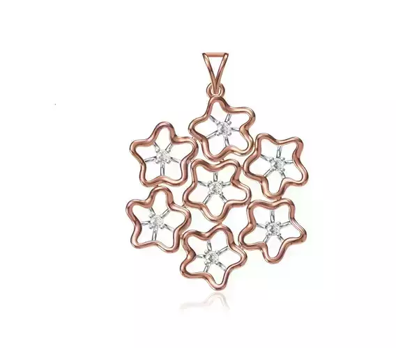 Women Unique Pendant STL JCD Details