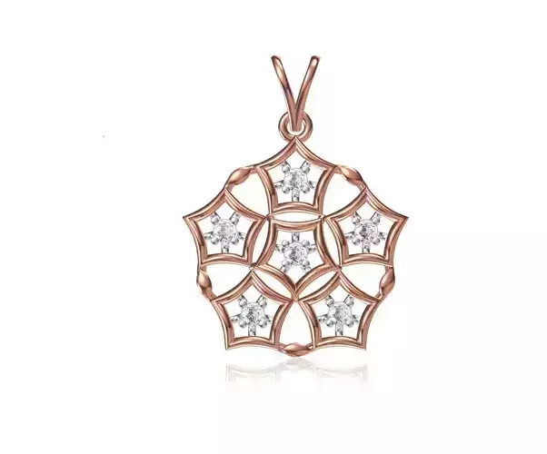 Women Unique Pendant STL JCD Details